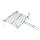 Double grille à Barbecue en acier (25x30cm)