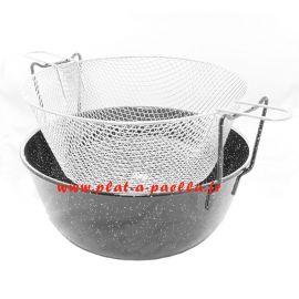 Kit à friture émaillé 40cm - Garcima