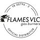 Bruleur gaz de ville surpuissant 460mm haut de gamme avec thermocouple + veilleuse - 17.2kW