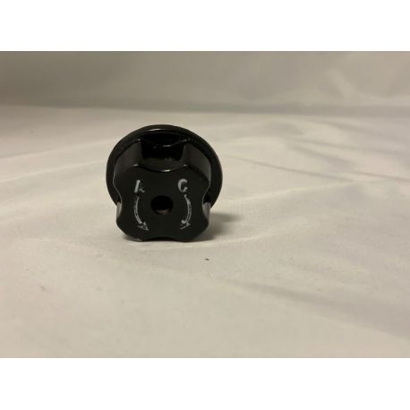 Bouton noir pour réchaud D Garcima