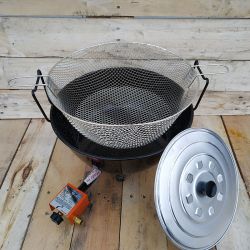 Kit friteuse à gaz - 11 litres - 40 cm