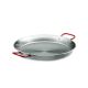Plat à Paella Garcima acier 80 cm + couvercle inox pour 40 personnes