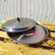 Plat à Paella 50cm en inox + couvercle inox pour 14 personnes 