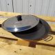 Plat à paella Induction en inox anti-adhésive 40cm + couvercle pour 10 personnes