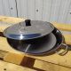 Plat à Paella inox 40cm spécial induction + couvercle pour 10 personnes