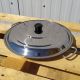 Plat à Paella inox 46cm spécial induction + couvercle pour 12 personnes