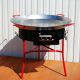 Kit à paella -bbq70 pour 50 personnes - Plat acier
