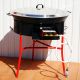 Kit cuisson -bbq70 - Plat fonte 80cm - 1 séparation