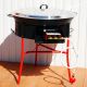 Kit cuisson -bbq70 - Plat fonte 80cm - 1 séparation