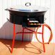 Kit cuisson -bbq70 - Plat fonte 80cm - 1 séparation