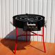 Kit cuisson -bbq70 - Plat fonte 80cm - 1 séparation