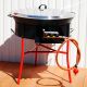 Kit cuisson -bbq70 - Plat fonte 80cm - 1 séparation