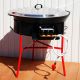 Kit cuisson -bbq70 - Plat fonte 80cm - 1 séparation