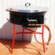 Kit cuisson -bbq70 - Plat fonte 80cm - 1 séparation
