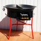 Kit cuisson -bbq70 - Plat fonte 80cm - 1 séparation
