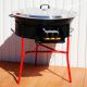 Kit cuisson -bbq70 - Plat fonte 80cm - 1 séparation