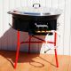 Kit cuisson -bbq70 - Plat fonte 80cm - 1 séparation