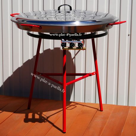 Kit à paella pour 85 personnes - Poêle acier
