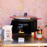 Kit à paella -bbq40 pour 10 personnes - Plat antiadhérent - Couvercle - Thermocouple