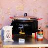Kit à paella -bbq40 pour 12 personnes - Plat Acier - Couvercle - Thermocouple