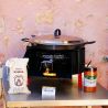 Kit à paella -bbq40 12 personnes - Plat acier Pata Negra- Couvercle - Thermocouple