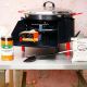 Kit à paella -bbq40 pour 16 personnes - Plat Acier - Couvercle