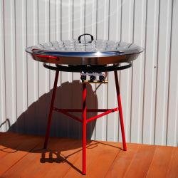 Kit à paella pour 25 personnes - Poêle acier