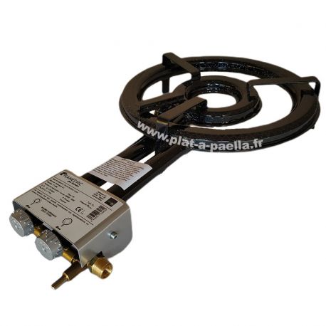 Bruleur Propane surpuissant 38cm haut de gamme avec thermocouple + veilleuse - 17kW