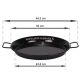 Plat à paella anti adhésive 50cm Garcima - 14 personnes