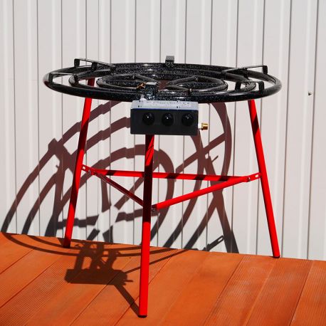 D900th - Réchaud Garcima 90cm avec thermocouple + trépied - 36.75kW