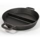 Kit tartiflette -bbq60 - Plat fonte 65cm - 1 séparation