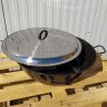 Poêle creuse émaillée 60cm Garcima - 28.75 litres avec couvercle INOX