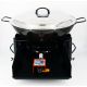Kit Poêle creuse - BBQ40 pour 12 personnes - Plat creux émaillé 36cm - Couvercle