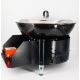 Kit Poêle creuse - BBQ40 pour 10 personnes - Plat creux émaillé 34cm - Couvercle