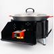 Kit à paella - BBQ40 pour 10 personnes - Plat émaillé - Couvercle inox