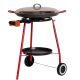 Kit à paella sur roues - poêle anti adhérente avec couvercle inox 12 personnes