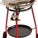 Kit à paella sur roues - poêle inox avec couvercle inox 16 personnes