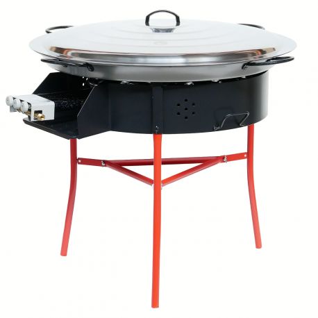 Kit à paella - BB70 pour 85 personnes - Plat acier - veilleuse - thermocouple
