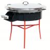 Kit à paella - BBQ70 pour 50 personnes - Plat acier - Couvercle
