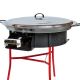 Kit à paella - BBQ70 pour 40 personnes - Plat acier avec couvercle inox