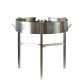 Pare flamme 70 cm inox pour réchauds diamètre 400mm à 650mm