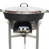 Kit tartiflette pare flammes inox 45cm - Poêle fonte 50cm - thermocouple pro