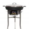 Kit tartiflette pare flammes inox 45cm - Poêle fonte 65cm