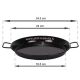 Plat à Paella émaillé 24cm avec couvercle Inox - Garcima