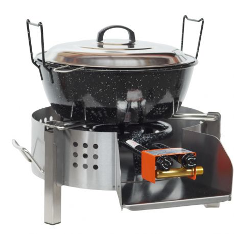 Kit friteuse pro à gaz bbq45- 8 litres - 35cm