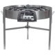  Pare flamme 100 cm inox pour réchauds diamètre 800mm et 900mm