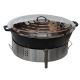 Mini Kit tartiflette - pare flammes 80cm Inox - Plat fonte 80cm - thermocouple