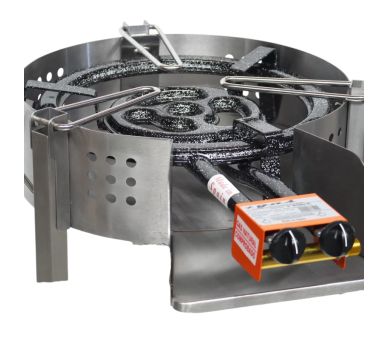 Kit paella Classique - Pare-flammes 60cm inox - 30 personnes - Plat acier 70cm avec couvercle inox